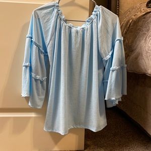 Never before worn blue blouse!